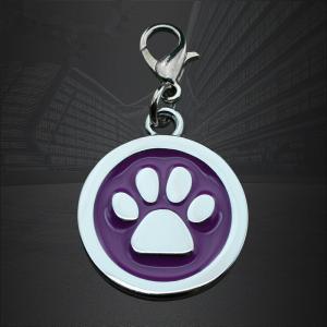 fornitura di lega di zinco pet dog tag tag round contro perso piastrine