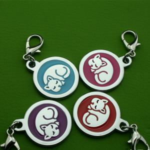 Targhette identificative per animali domestici con gocciolamento adesivo in lega di zinco polacco Forniture per cani