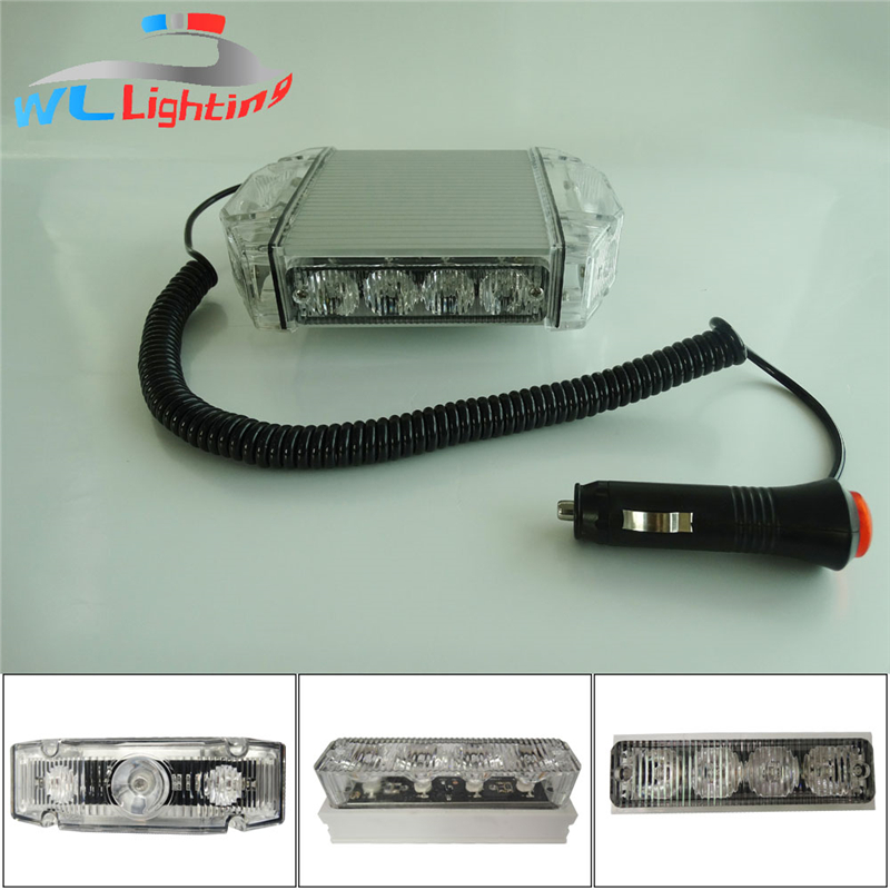 Mini barra luminosa di segnalazione a LED ad alta potenza 12V 24V luce di superficie montata di emergenza per ambulanza / polizia / camion