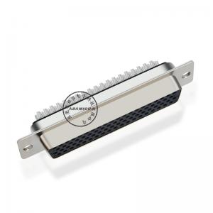 Connettore elettronico femmina D a 78 pin a saldare