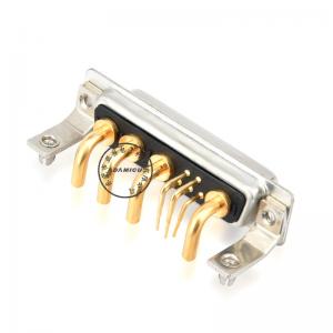 D-sub 9W4 alimentazione femmina connessioni ad angolo retto