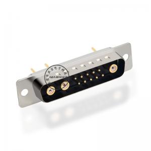 Connettore maschio coassiale a 13 gradi tipo 13W3 a saldare