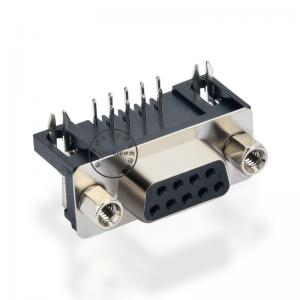 Connettore D-sub a 9 pin Connettore femmina profibus ad angolo retto