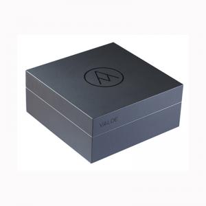 Confezione regalo rigida nera personalizzata all'ingrosso