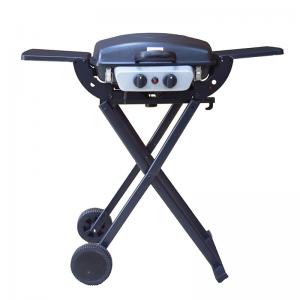 2bunners barbecue da campeggio grill barbecue portatile a gas per esterni con carrello