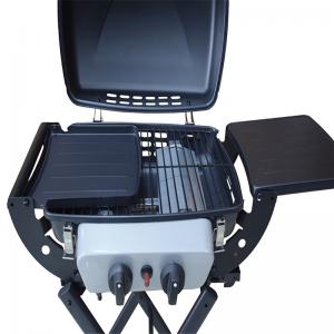 2bunners barbecue da campeggio grill barbecue portatile a gas per esterni con carrello