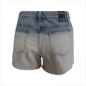 moda dipdye jean rip short WS101123
