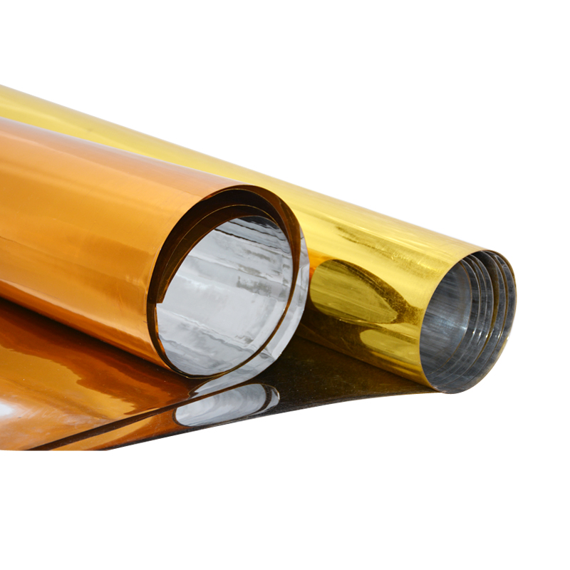 Rotolo di pellicola avvolgente in plastica PET metallizzata oro Mylar