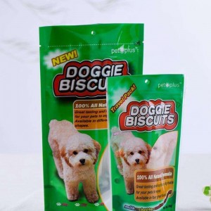 sacchetto di plastica con chiusura a zip e fondo rotondo