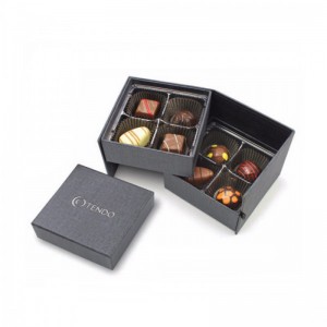 Scatola da regalo regalo personalizzata rotativa di alta qualità