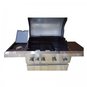 Barbecue a gas per esterni di alta qualità con forno