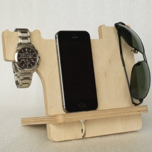 Valet di ricarica in legno