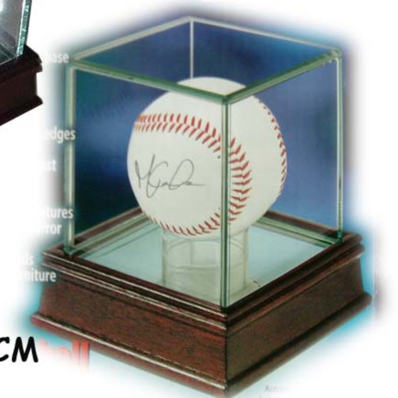 Vetrina singola in vetro da baseball