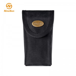 Coltello pieghevole Nylon nero con guaina NineSan