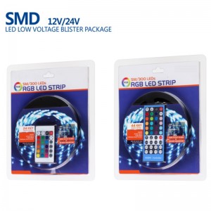 Kit di strisce LED RGB Epistar 12V 24V OEM Epistar multicolore SMD 5050 300LED per metro Kit di strisce LED impermeabili