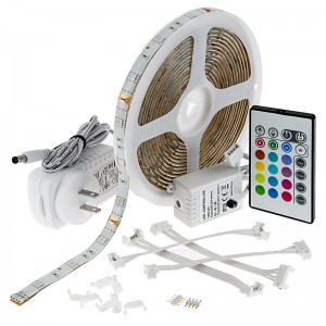Kit di strisce LED RGB Epistar 12V 24V OEM Epistar multicolore SMD 5050 300LED per metro Kit di strisce LED impermeabili