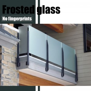 la cina fabbrica prezzo di 8.76mm/10.76mm/12.76mm temperato stratificati ringhiere il vetro smerigliato