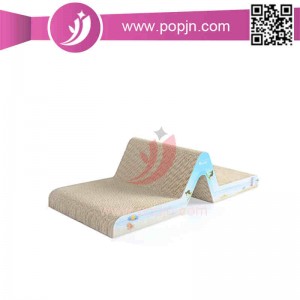 Confezione da graffi per animali domestici in cartone ondulato con graffi per gatti / graffi per gatti che racchiude catnip