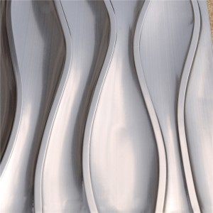 30 - 60 onda metallica / metal mosaico tessere per paraspruzzi