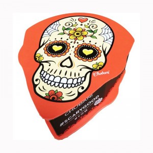 la stampa personalizzata giorno di halloween di pacchetto bara forma regalo.