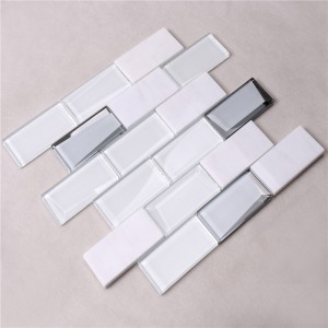 hmb48 nuovo design autoadesivi 3d cubo 3d gel mosaico muro tessere