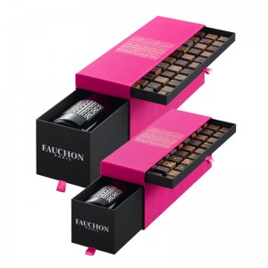 usanza imballaggio rigido magnetico carta regalo box di lusso