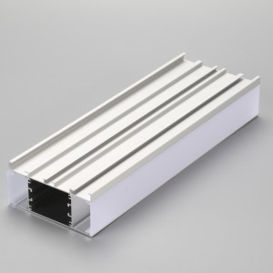 6063 alluminio anodizzato color argento t5 u profilo portato illuminazione
