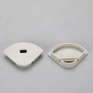 ha condotto striscia di alluminio estruso triangolo forma con chiara o diffusore copra