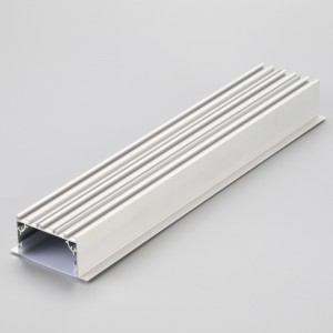hot vendere estrusi u canale nero anodizzato condotto striscia alluminio cornice d'argento
