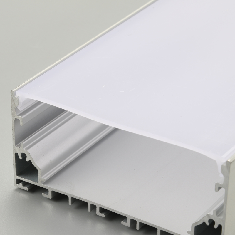 hot vendita condotto alluminio profilo portato strip, estrusione di metallo fine caps