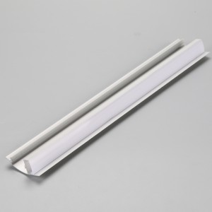 curva pc coprire alluminio profilo condotto striscia flessibile led strip diffusore