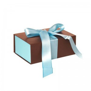 Scatole di carta regalo con chiusura magnetica in cartone rigido personalizzato riciclato con inserto in seta