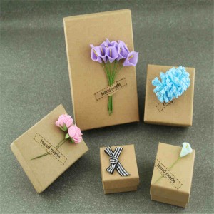 Imballaggio pieghevole per scatole di carta kraft pieghevole