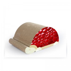 2018 Amazon vendita calda cartone ondulato letto gatto / gatto Scratch Toy / Cat Scratcher Board