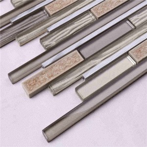 Gres porcellanato di cristallo quadrato all'ingrosso della tessera di vetro di cristallo per le pareti del club dell'hotel