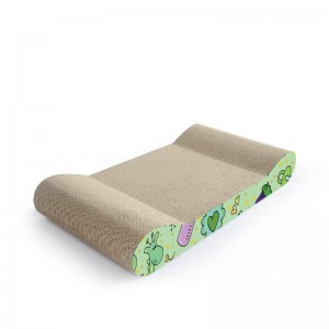 Gatto dal design unico che graffia i migliori giocattoli di gatti in cartone