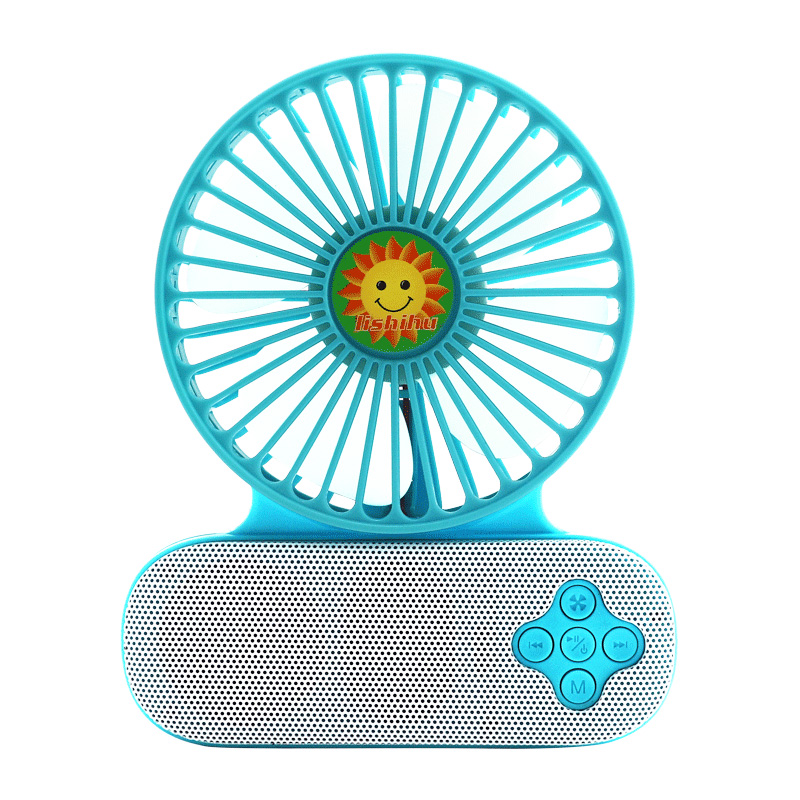Ventola altoparlante bluetooth con ventola per raffreddamento estivo con usb / batteria