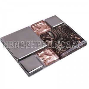 Mosaico in vetro elettrolitico di altissima qualità per la decorazione di backsplash