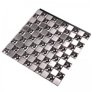 Piastrella mosaico in ceramica smaltata SUS304 per decorazione a parete HSW-18016