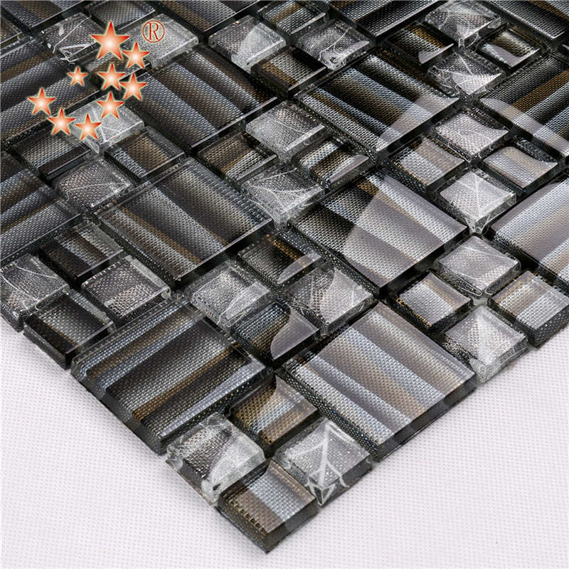 AE40 Mosaik decorativo in vetro cristallo dal design moderno per decorazione esterna