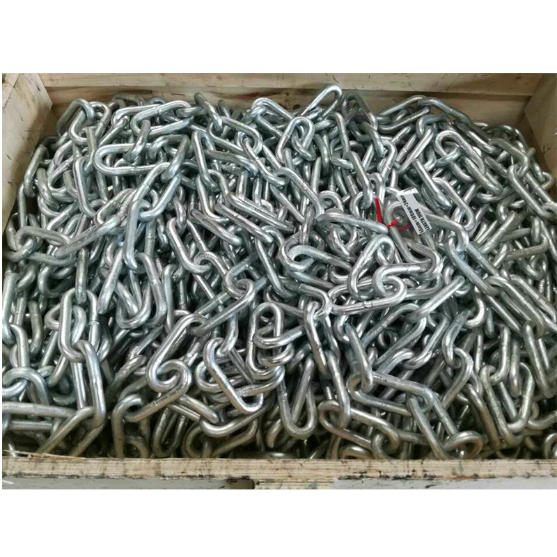 Catena di allevamento ittico in acciaio legato a maglia lunga zincata
