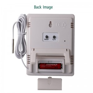 Alta precisione Prezzo di fabbrica Allarme a luce sonora Termo Igrometro a LCD con sensore esterno