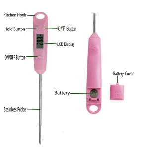Sonda elettronica per barbecue a bistecca con zucchero a cottura di cokeria
