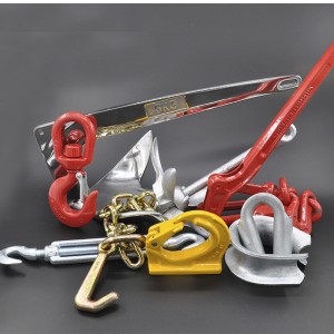 Saldare sul gancio di ancoraggio dipinto