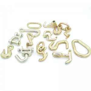 Gancio della punta delle dita forgiato giallo placcato