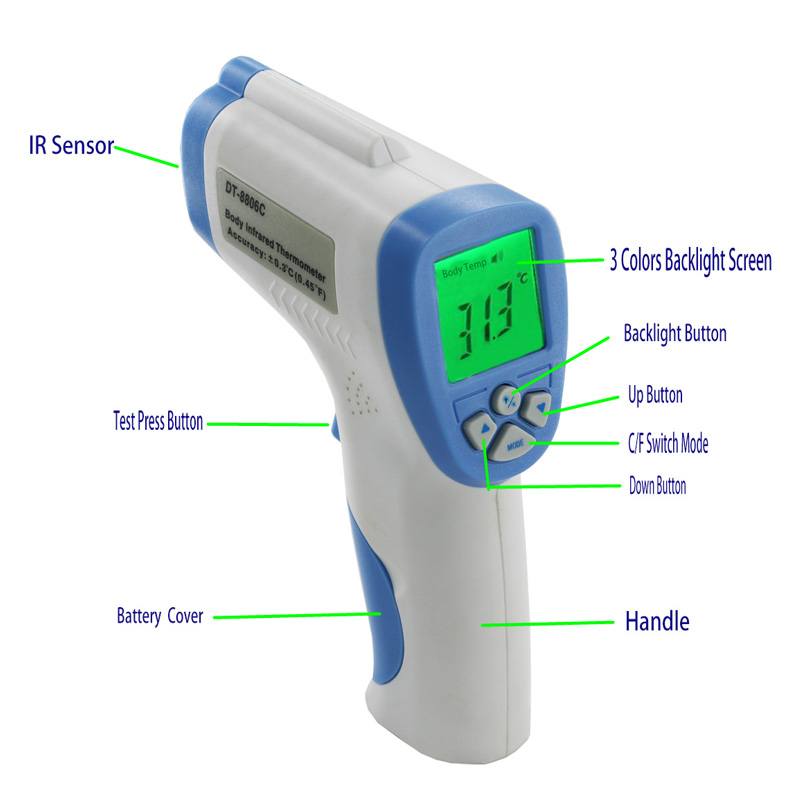 + -0.3C / 0.54F Precisione e termometro clinico da 32 a 43 gradi centigradi per bambini e adulti Uomini anziani Etc