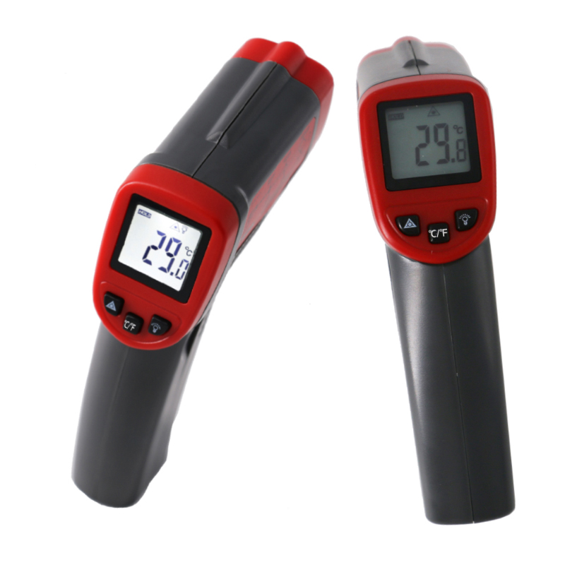 Termometro digitale a infrarossi senza contatto del laser digitale ST400 con retroilluminazione. Pistola per temperatura industriale da -32 a 400 gradi Celsius
