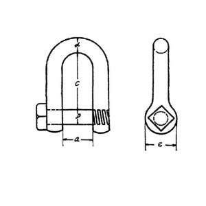 Anello a catena a forma di trawling