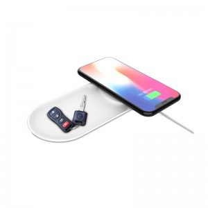KPS-X701 Caricatore wireless qi 2in1 veloce di alta qualità, piccolo vassoio 10W di alta qualità