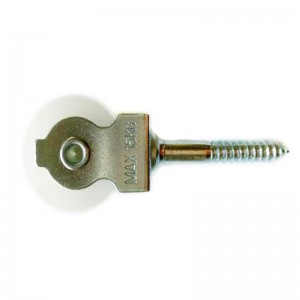 Lega in lega di zinco con puleggia in nylon fissata agli occhi